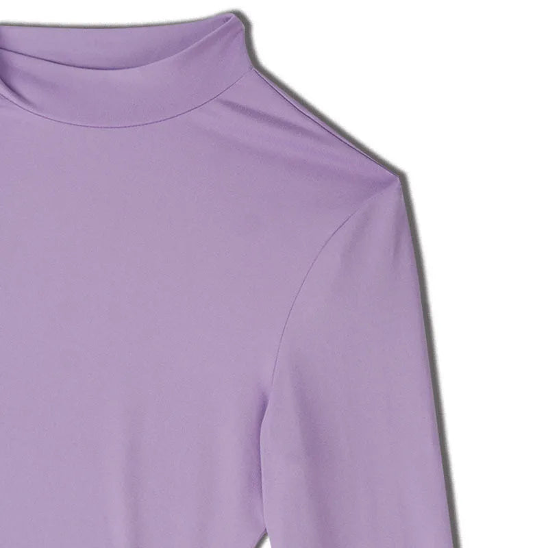 Long Sleeve Bodycon Turtleneck Mini Dress