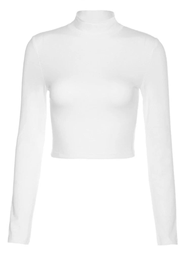 Tops Backless Long Sleeve