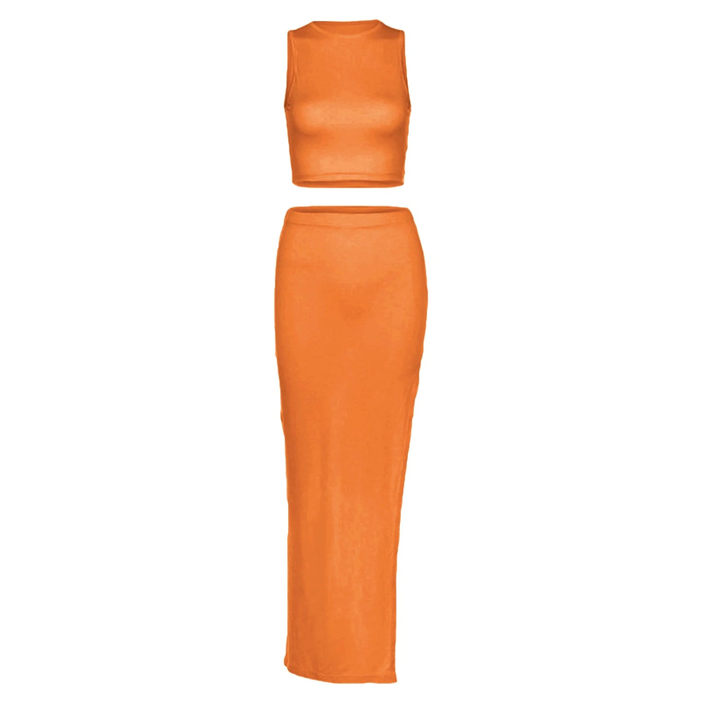 Sleeveless Top / Long Skirt