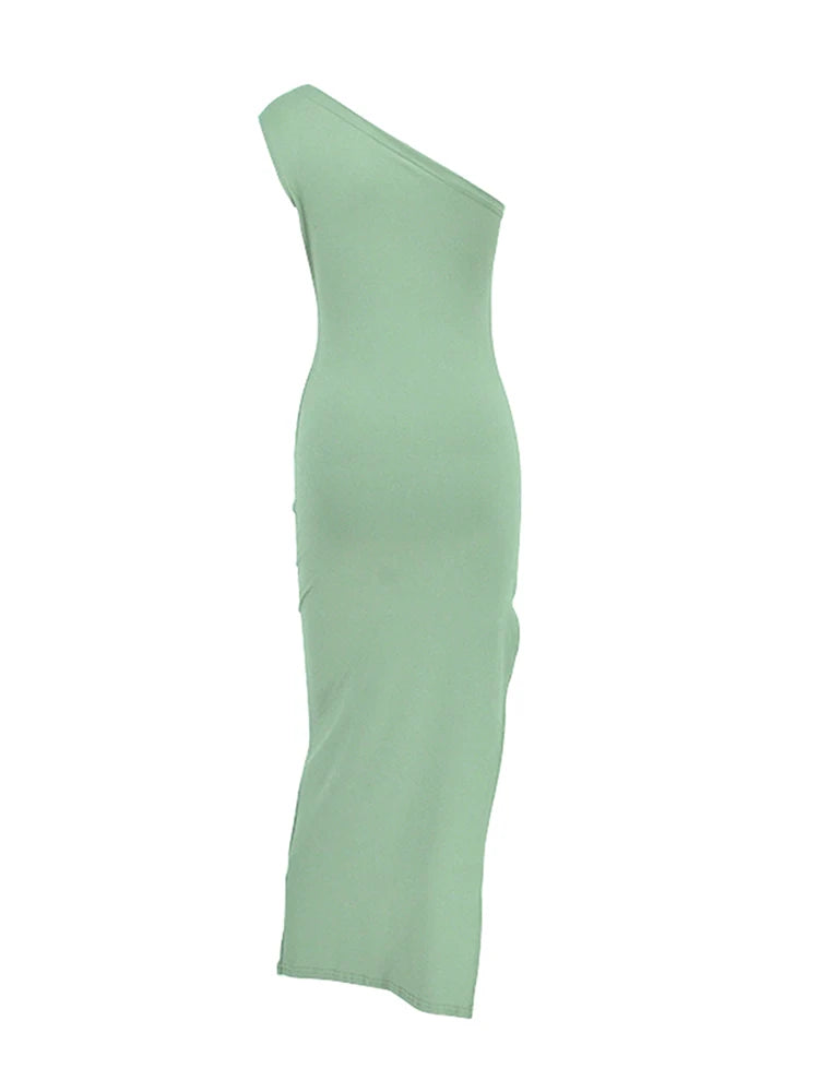 Sleeveless / Backless Slim Maxi Dress