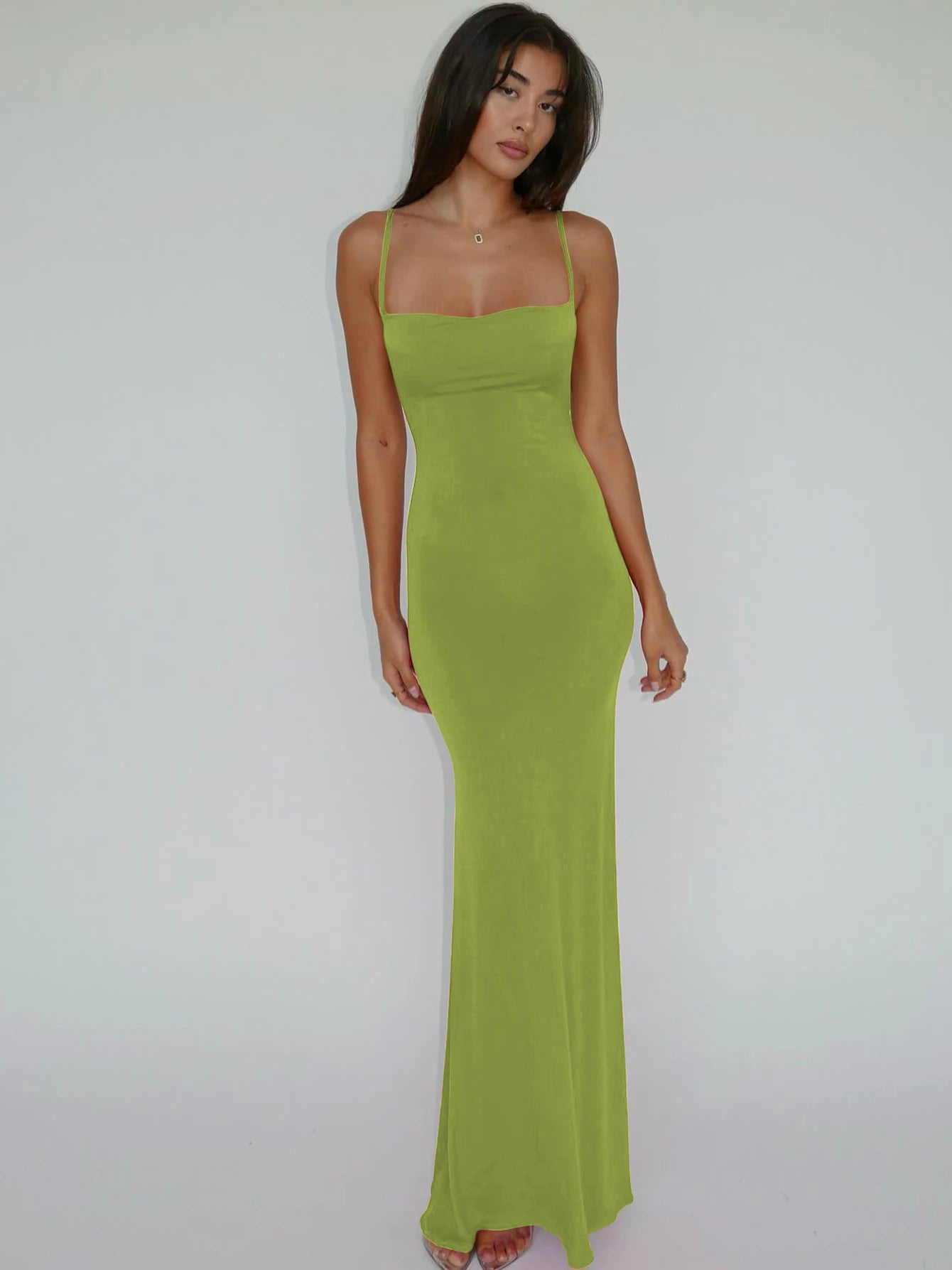 Hugcitar Backless Maxi Dress