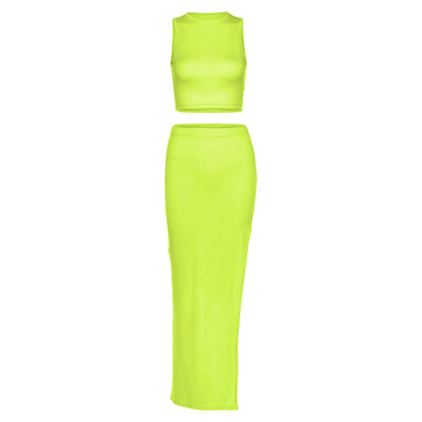 Sleeveless Top / Long Skirt
