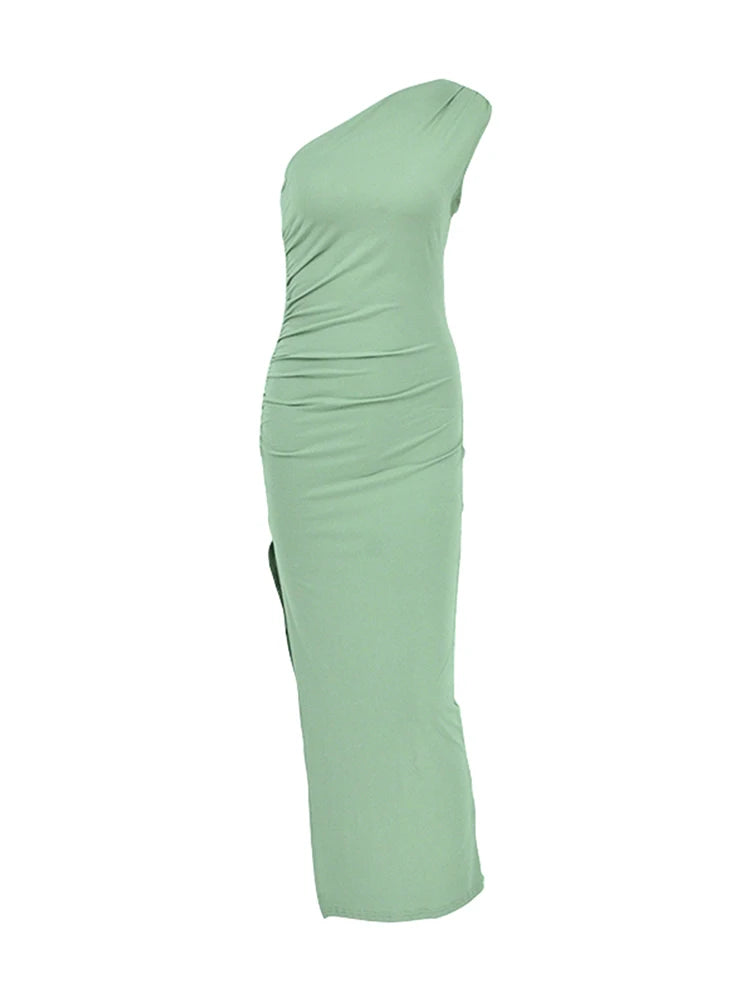 Sleeveless / Backless Slim Maxi Dress