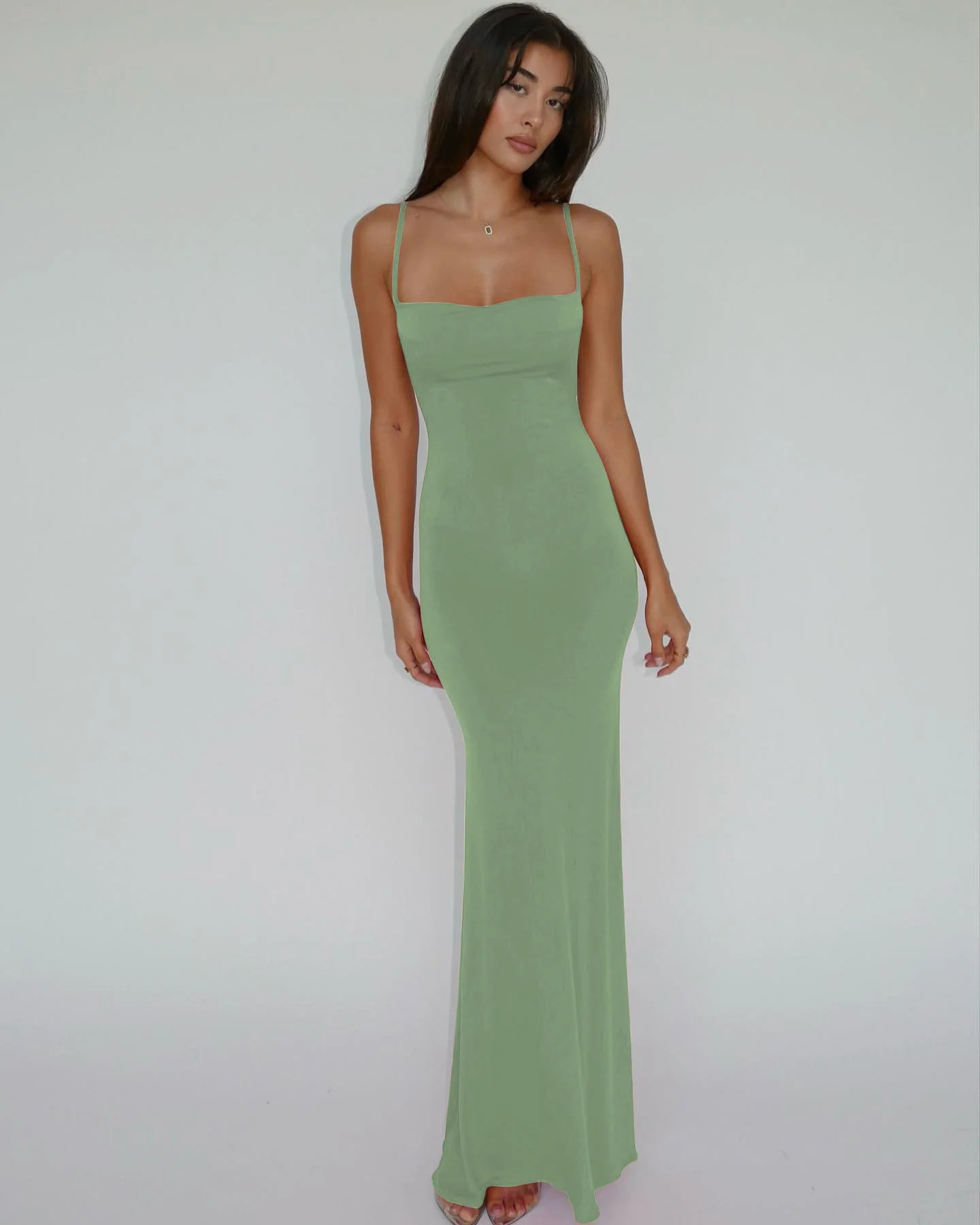 Hugcitar Backless Maxi Dress